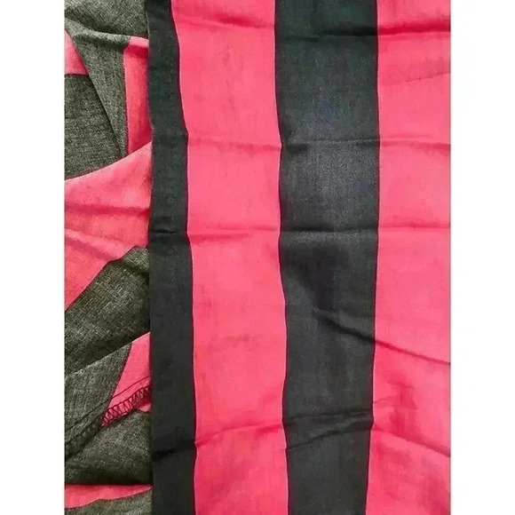 Lands' End Girls Size 7 Pink and Navy Striped Dress - Picture 5 of 5